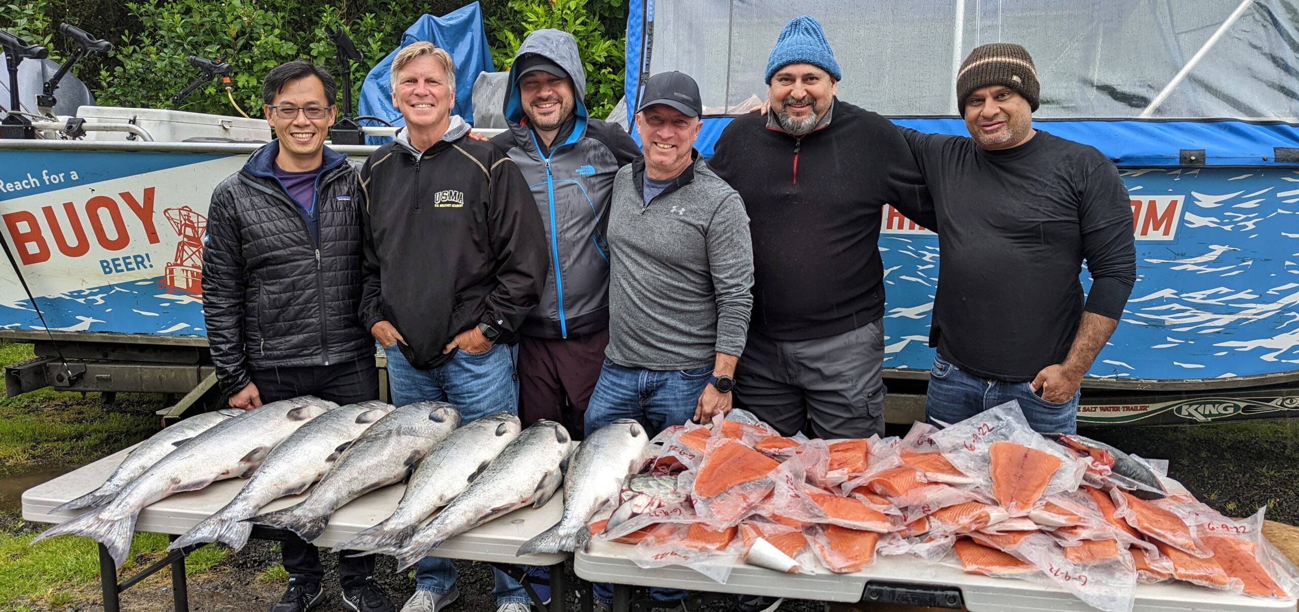 King salmon fishing charter