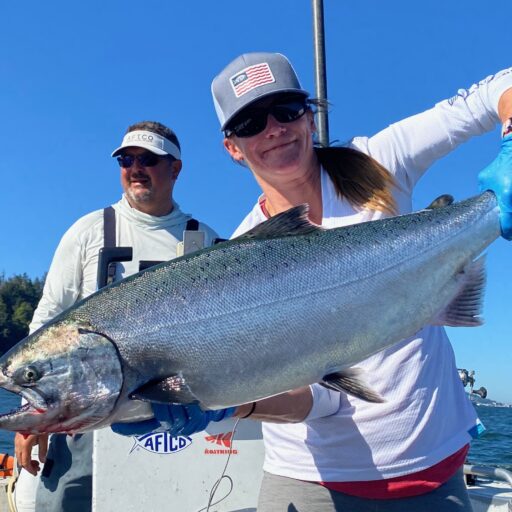 Buoy 10 salmon fishing